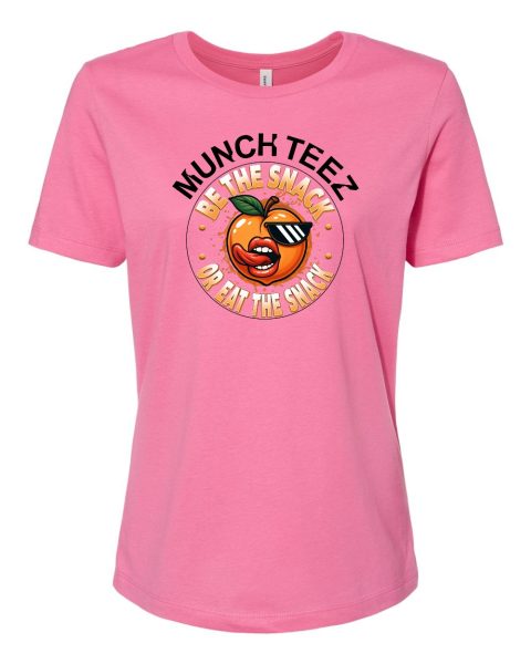 Peach Munch Womens Relaxed Jersey Tee