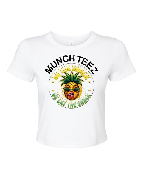 Pineapple Munch Womens Micro Rib Baby Tee