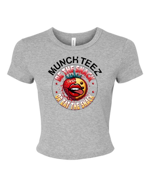 Strawberry Cookie Munch Womens Micro Rib Baby Tee